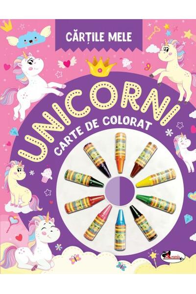Cărțile mele de colorat. Unicorni