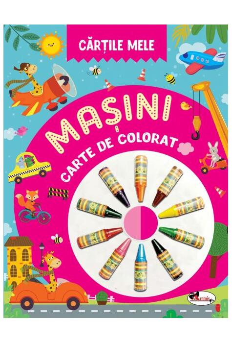 Copertă produs Cărțile mele de colorat. Mașini