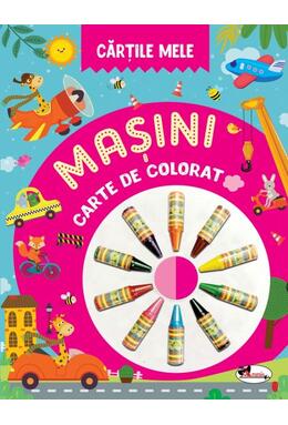 Copertă produs Cărțile mele de colorat. Mașini