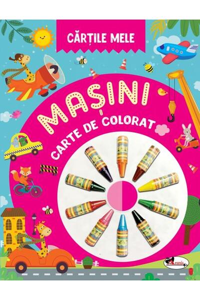 Cărțile mele de colorat. Mașini