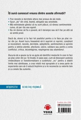 Copertă produs Bucuria de a spune nu