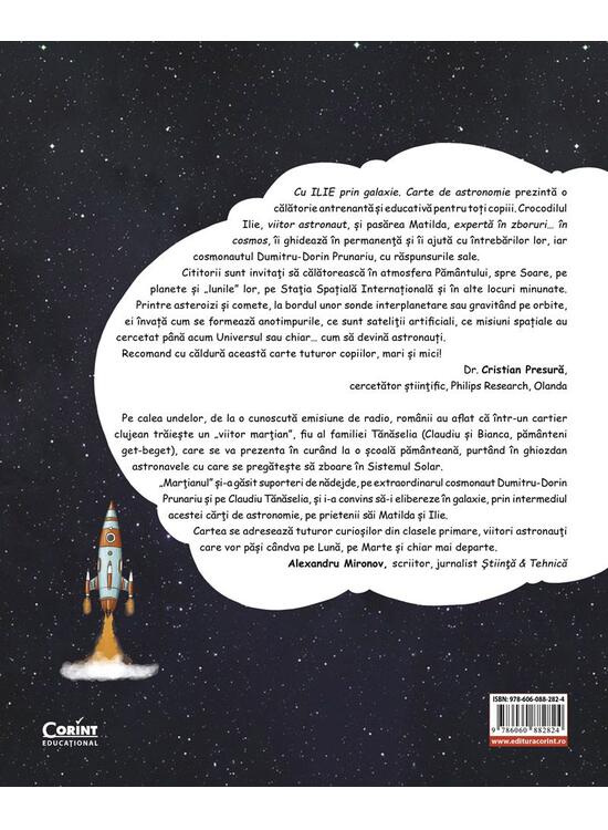 Copertă produs Cu ILIE prin galaxie. Carte de astronomie - gallery big 2