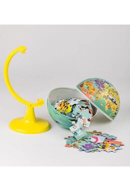 Copertă produs Glob păm&acirc;ntesc My Wild World 15 cm, cu puzzle 100 piese