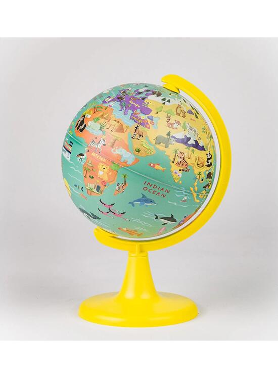 Copertă produs Glob păm&acirc;ntesc My Wild World 15 cm, cu puzzle 100 piese - gallery big 4
