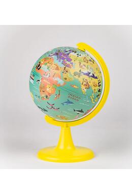 Copertă produs Glob păm&acirc;ntesc My Wild World 15 cm, cu puzzle 100 piese