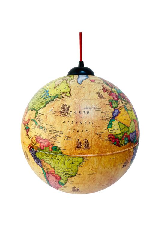 Copertă produs Lustră tip glob păm&acirc;ntesc Antique 26 cm - gallery big 3