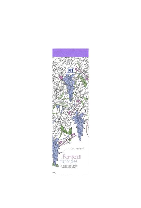 Copertă produs Semne de carte de colorat. Fantezii florale