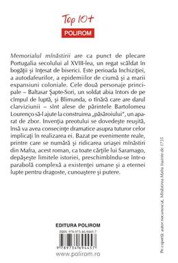 Copertă produs Memorialul m&acirc;năstirii