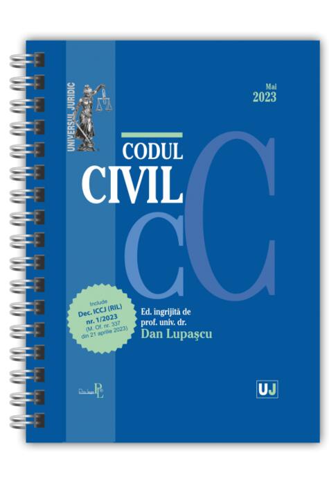 Copertă produs Codul civil Mai 2023 (ediție spiralată)