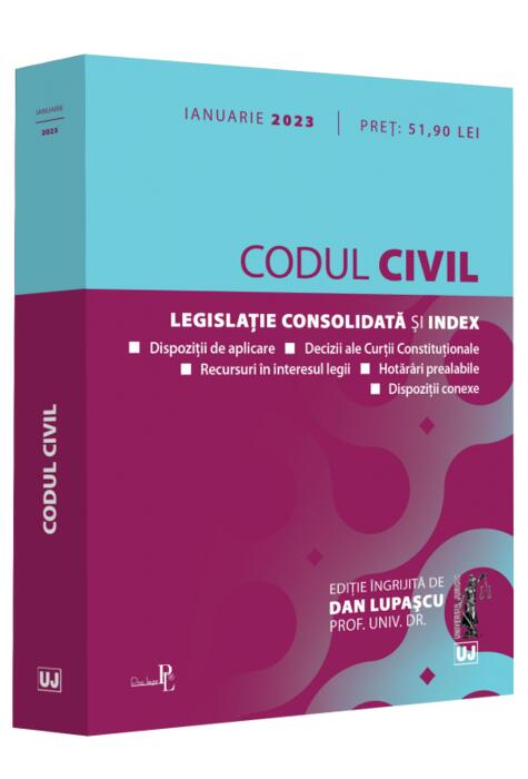 Copertă produs Codul civil ianuarie 2023