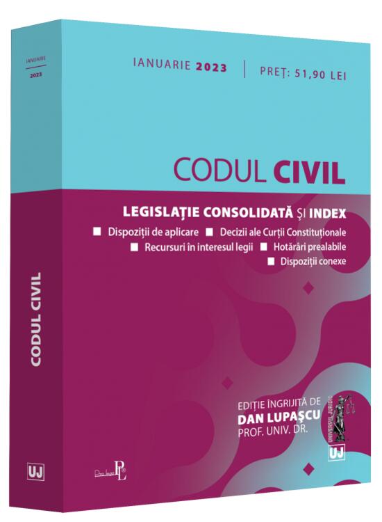 Copertă produs Codul civil ianuarie 2023 - gallery big 1