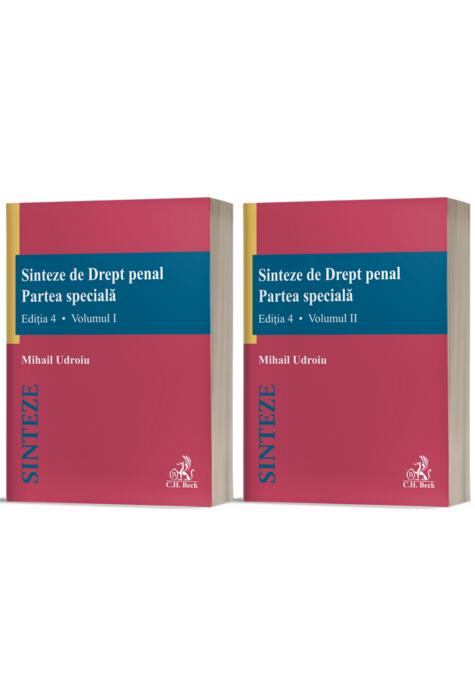 Copertă produs Sinteze de Drept penal. Partea specială (2 Volume)