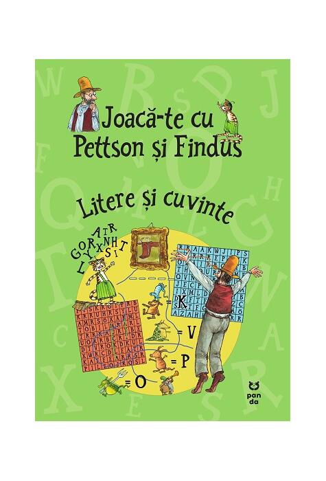 Copertă produs Joacă-te cu Pettson și Findus - Litere și cuvinte