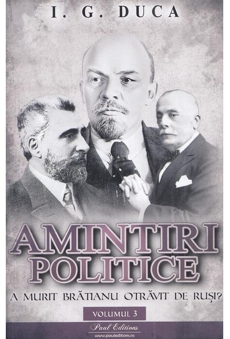 Copertă produs A murit Brătianu otrăvit de ruși? (Vol. 3)