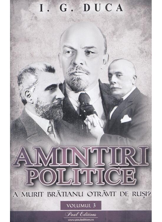Copertă produs A murit Brătianu otrăvit de ruși? (Vol. 3) - gallery big 1