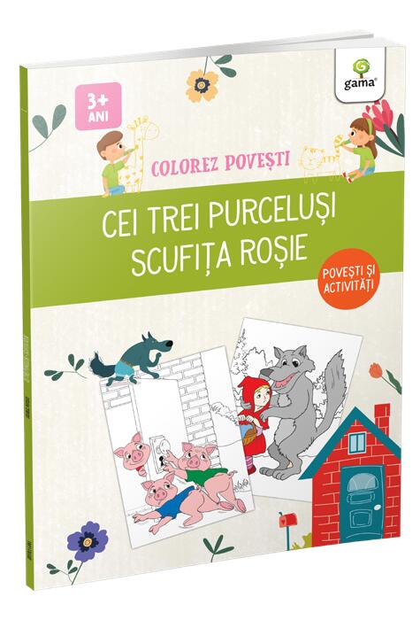 Copertă produs Cei trei purceluși & Scufița Roșie