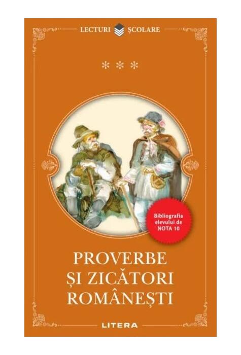 Copertă produs Proverbe și zicători rom&acirc;nești