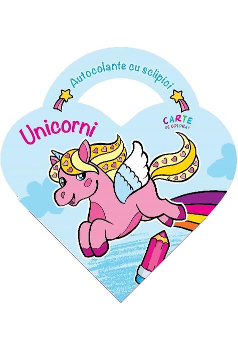 Copertă produs Autocolante cu sclipici - Unicorni