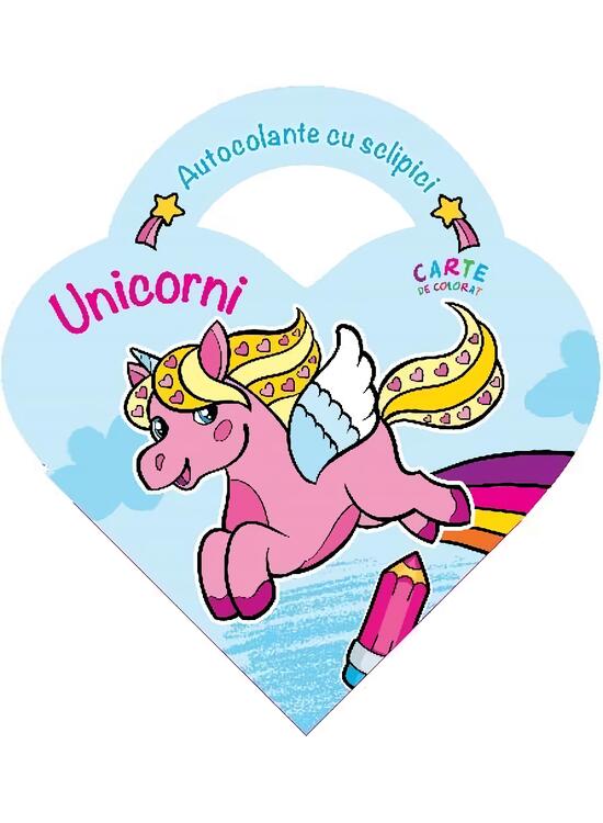 Copertă produs Autocolante cu sclipici - Unicorni - gallery big 1