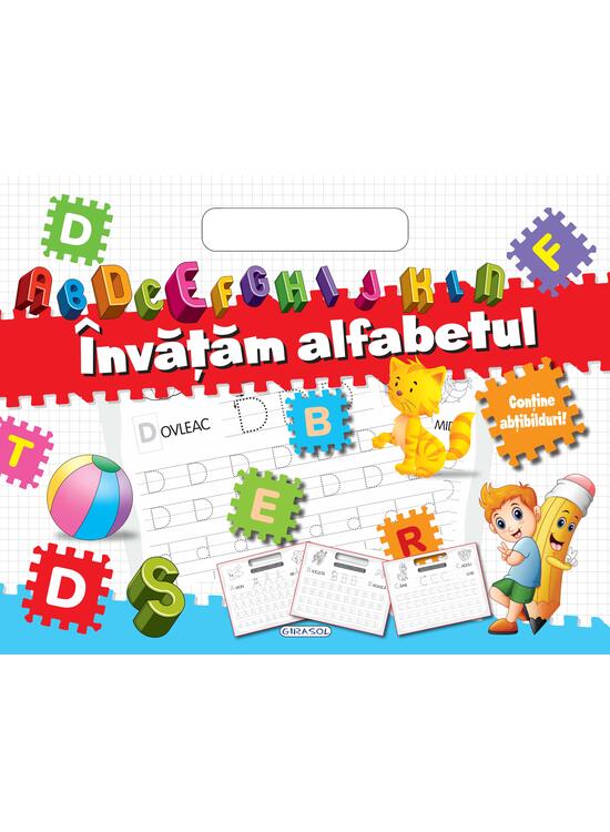 Copertă produs Bloc cu abțibilduri - &Icirc;nvățăm alfabetul - gallery big 1