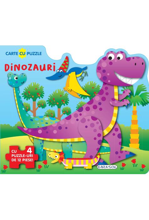 Copertă produs Carte cu puzzle - Dinozauri