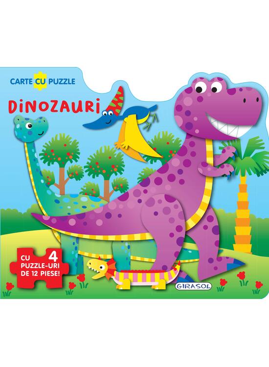 Copertă produs Carte cu puzzle - Dinozauri - gallery big 1