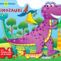 Copertă produs Carte cu puzzle - Dinozauri - gallery small 