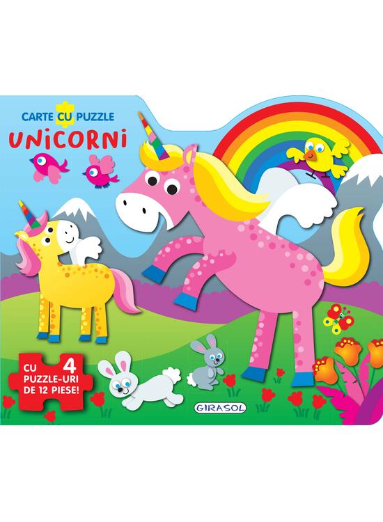 Copertă produs Carte cu puzzle - Unicorni - gallery big 1