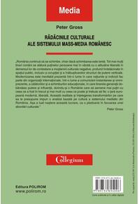 Copertă produs Rădăcinile culturale ale sistemului mass-media rom&acirc;nesc