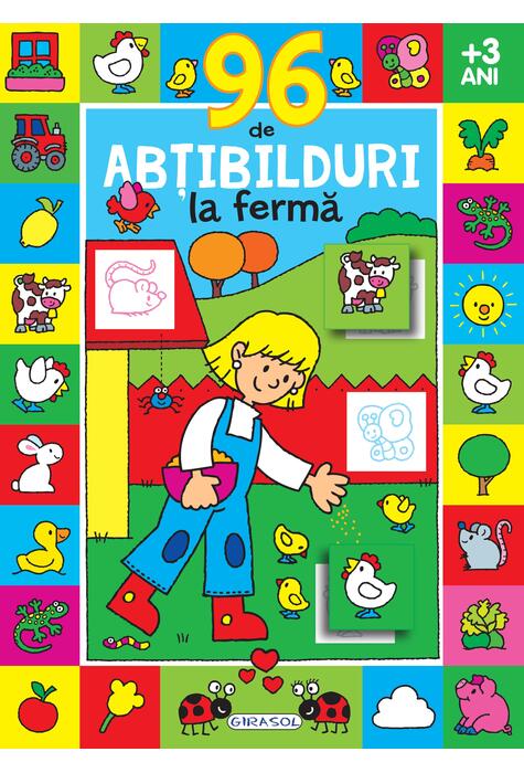Copertă produs 96 de abțibilduri la fermă