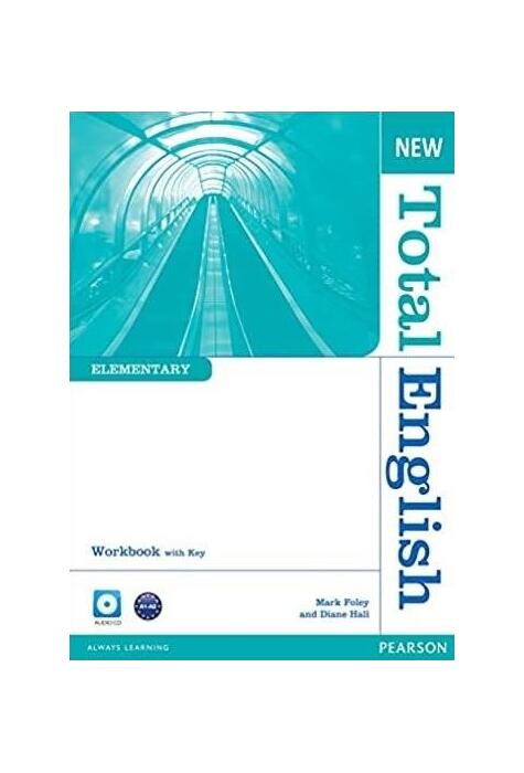 Copertă produs New Total English Elementary A2. Workbook with Key and Audio CD Pack