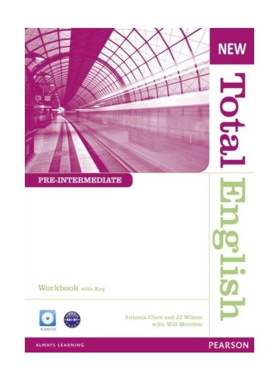 Copertă produs New Total English Pre-Intermediate A2+. Workbook with Key and Audio CD Pack - gallery big 1