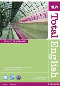 Copertă produs New Total English Pre-Intermediate A2+. Student's Book with ActiveBook and Vocabulary Trainer