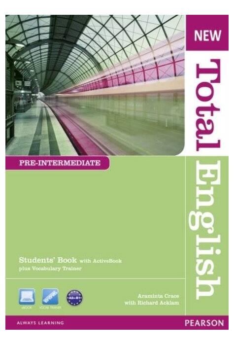 Copertă produs New Total English Pre-Intermediate A2+. Student's Book with ActiveBook and Vocabulary Trainer