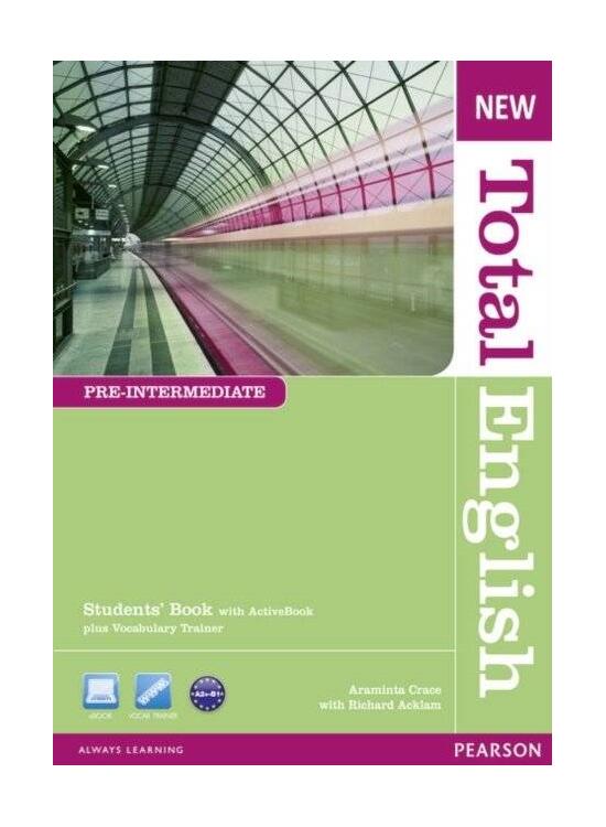 Copertă produs New Total English Pre-Intermediate A2+. Student's Book with ActiveBook and Vocabulary Trainer - gallery big 1