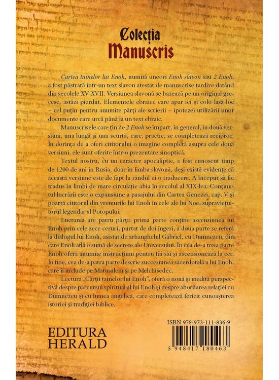 Copertă produs Cartea tainelor lui Enoh - gallery big 2