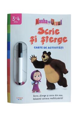 Copertă produs Masha și Ursul. Scrie și șterge