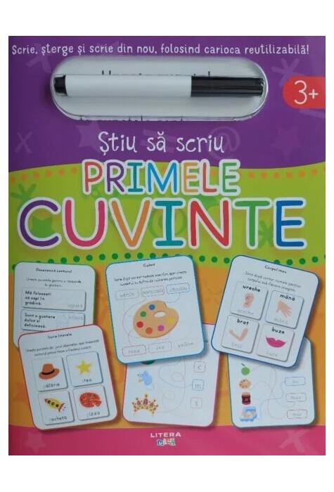 Copertă produs Știu să scriu: Primele cuvinte