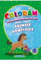 Imagine produs Animale domestice. Desene mari pentru cei mici rom&acirc;nă-engleză
