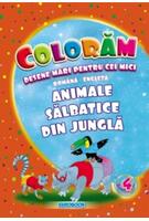 Imagine produs Animale sălbatice din junglă. Desene mari pentru cei mici rom&acirc;nă-engleză