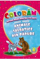 Imagine produs Animale sălbatice din pădure. Desene mari pentru cei mici rom&acirc;nă-engleză