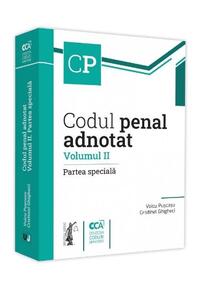 Copertă produs Codul penal adnotat (Vol. 2)