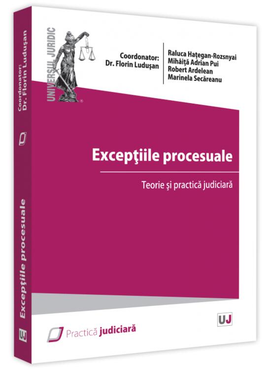 Copertă produs Excepțiile procesuale. Teorie și practica judiciară - gallery big 1
