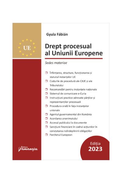 Drept procesual al Uniunii Europene