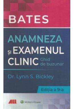 Copertă produs Bates. Anamneza și examenul clinic