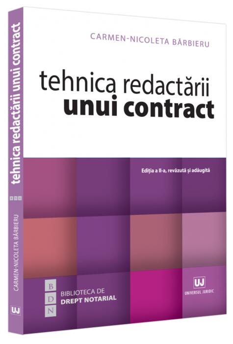 Copertă produs Tehnica redactării unui contract