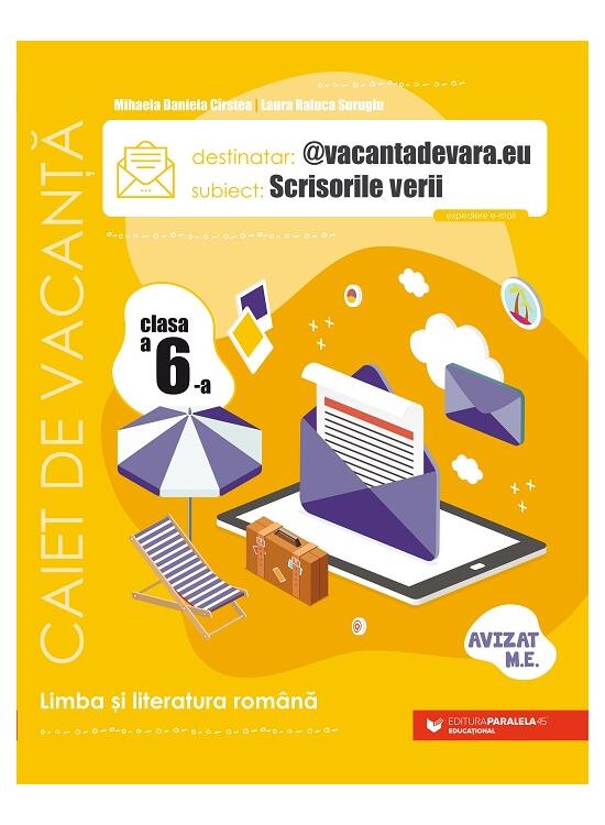 Copertă produs Scrisorile verii. Caiet de vacanță. Clasa a VI-a - gallery big 1
