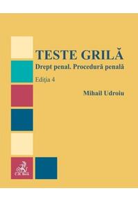 Copertă produs Teste grilă. Drept penal. Procedură penală