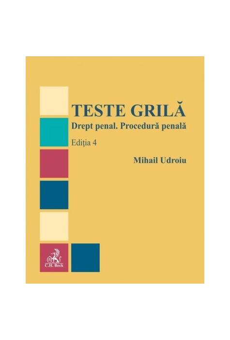 Copertă produs Teste grilă. Drept penal. Procedură penală