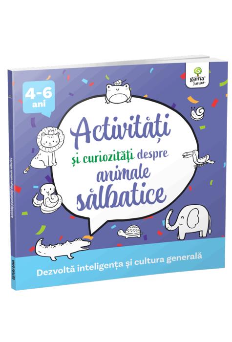 Copertă produs Activități și curiozități despre animale sălbatice